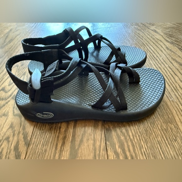 Chaco Classic Black Double Strap Sandal Size 6 - Picture 1 of 4